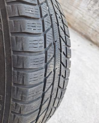 quattro ruote complete con pneumatici invernali 