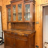 Credenza con vetrina vintage