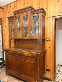 Credenza con vetrina vintage