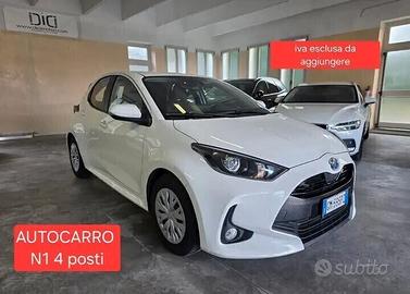 Toyota Yaris 1.5h hybrid AUTOCARRO N1 4 POSTI van 