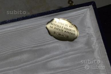 Servizio posate da dolce in argento 800/1000