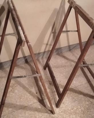 cavalletti da lavoro in legno