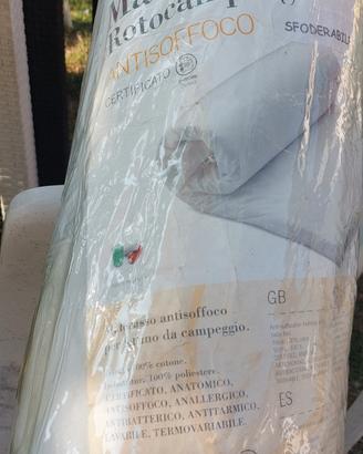 Materassino antisoffoco per lettino da campeggio