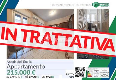 QP1 LUMINOSO TRILOCALE IN CENTRO AD ANZOLA