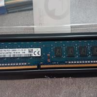 Set di 4 memorie ram per computer fisso 