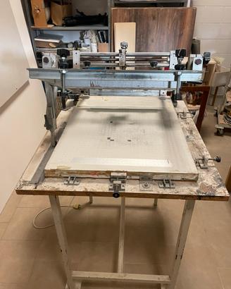 Macchina manuale per stampa serigrafiaca