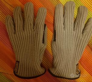Guanti Armani Jeans in Lana e Pelle Taglia L