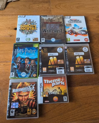Lotto 8 Giochi Misti – PC, Nintendo DS, Xbox, PS3