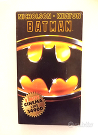 Vhs Batman Film Ita Fantascienza Keaton Nicholson