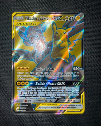 Pokemon Pikachu & Zekrom GX
