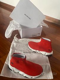 Balenciaga speed bambino 29-30 rosse