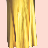 Gonna pantalone in ecopelle plissettato