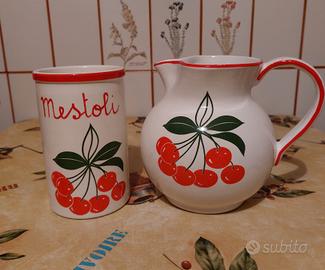 Brocca e porta mestoli 