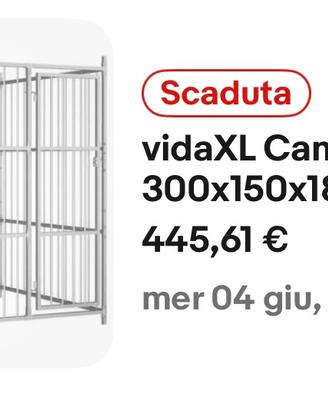 Gabbia usata come nuova