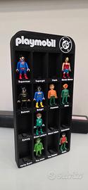 espositore playmobil dc kinder 