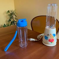 Frullatore e borraccia.