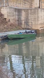 Barca in alluminio da fiume o lago