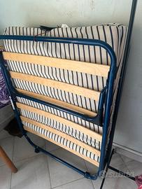 Ikea brandina pieghevole letto  materasso singolo
