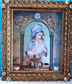 OPERA D’ARTE ANTICA DEL 1919 MADONNA CON BAMBINO