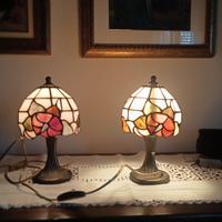 Coppia lampade da comodino Tiffany