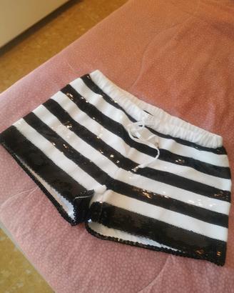 Shorts donna paillettes Phillip Plein Couture
