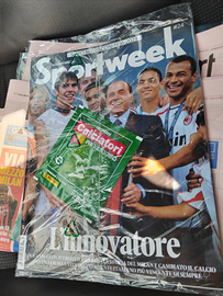 Sportweek figurine panini calciatori