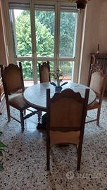 Tavolo rotondo + 6 sedie