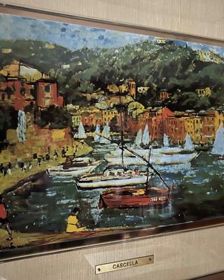 Quadro Serigrafia su oro 23kt Cascella Michele pit