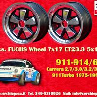 2 pz cerchi Porsche Fuchs 7x17 ET23.3 5x130