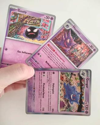 Trio evoluzione di Gengar di Komiya Pokémon 151 IT