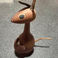 Animale legno vintage