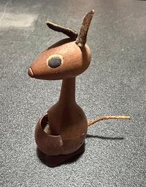 Animale legno vintage