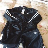 Tuta originale nera Adidas ragazza