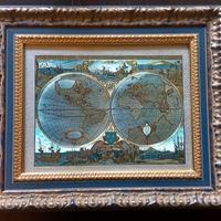 antica mappa Nova Totius Terrarum Orbis Geographic
