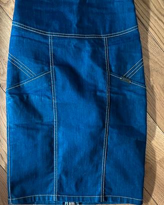 Gonna longuette in Jeans Denny Rose
