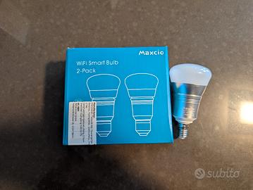 Lampadine WiFi Smart E14 Maxcio – Confezione da 2