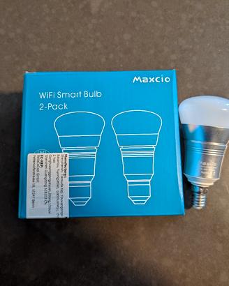 Lampadine WiFi Smart E14 Maxcio – Confezione da 2