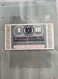 Libretto francobolli chiudi busta