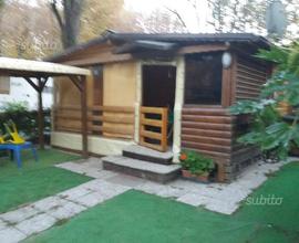 Bungalow in legno presso camping cesenatico