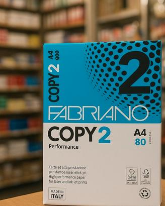 🖨️ Carta bianca A4 Fabriano Copy 2 – Laser & Inkj