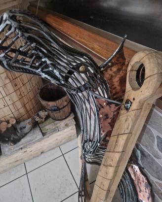 scultura in legno