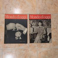 Lotto 2 numeri Rivista - Mondo d’Oggi (1945–1946) 