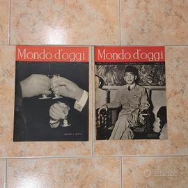 Lotto 2 numeri Rivista - Mondo d’Oggi (1945–1946) 