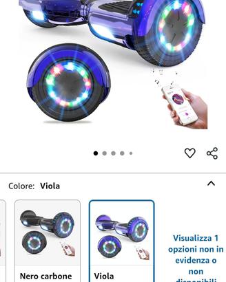 Geekme Hoverboard NUOVO, MAI USATO
