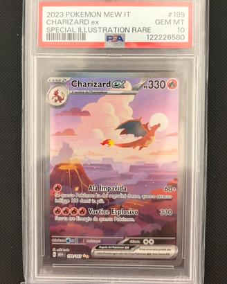 Charizard Ex #199/165 151 SIR Ita Pokemon PSA 10