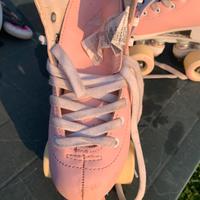 Oxelo Roller artistico Quad Rosa