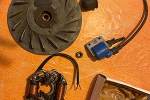 Volano originale completo vespa 50 special cono 19