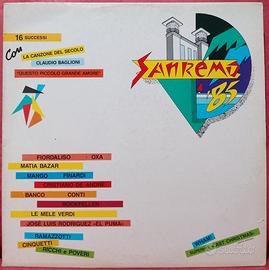 Vinile 33 giri Sanremo 85 (16 successi) CBS