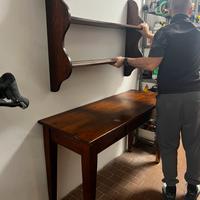 Consolle con libreria