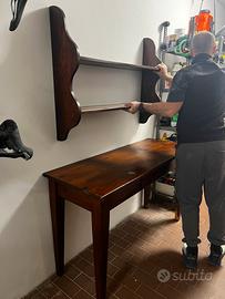 Consolle con libreria